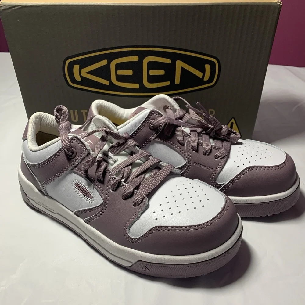 KEEN Utility Women’s Sz 7 Overton Work Sneakers Low Height Composite Toe Shoes